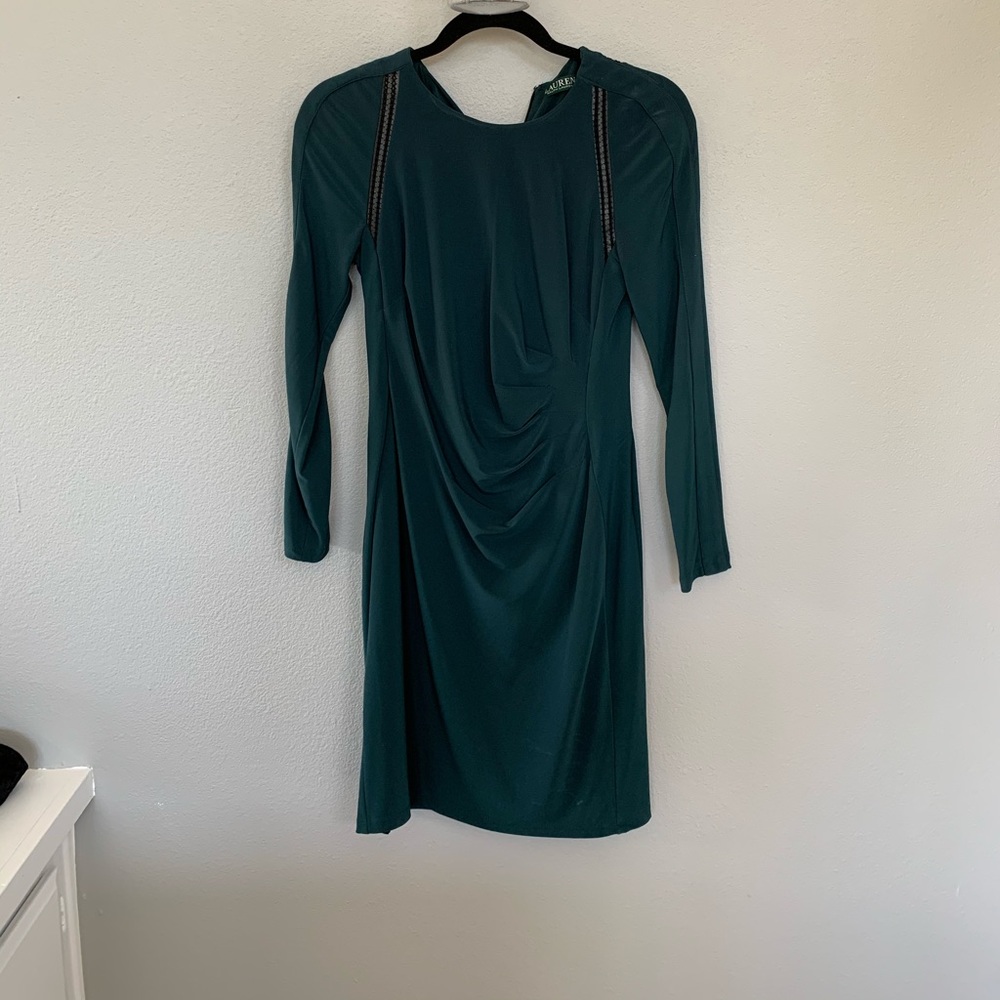 Emerald green dress